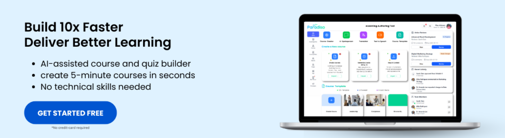 AI course generator for corporate training